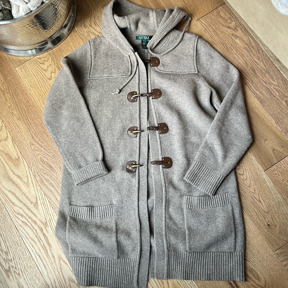 Ralph Lauren lambs wool knit jacket